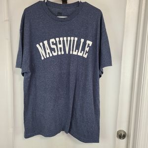 (818) MV Sports Nashville T-Shirt Size: XL Color: Grey  (Unisex)